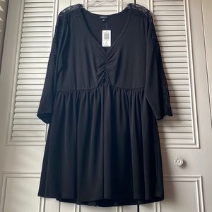 Black Torrid babydoll dress/shirt